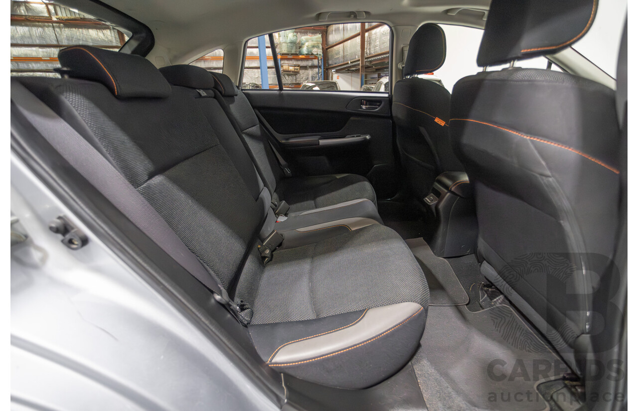 9/2016 Subaru XV 2.0i-L (AWD) MY16 4d Wagon Ice Silver 2.0L