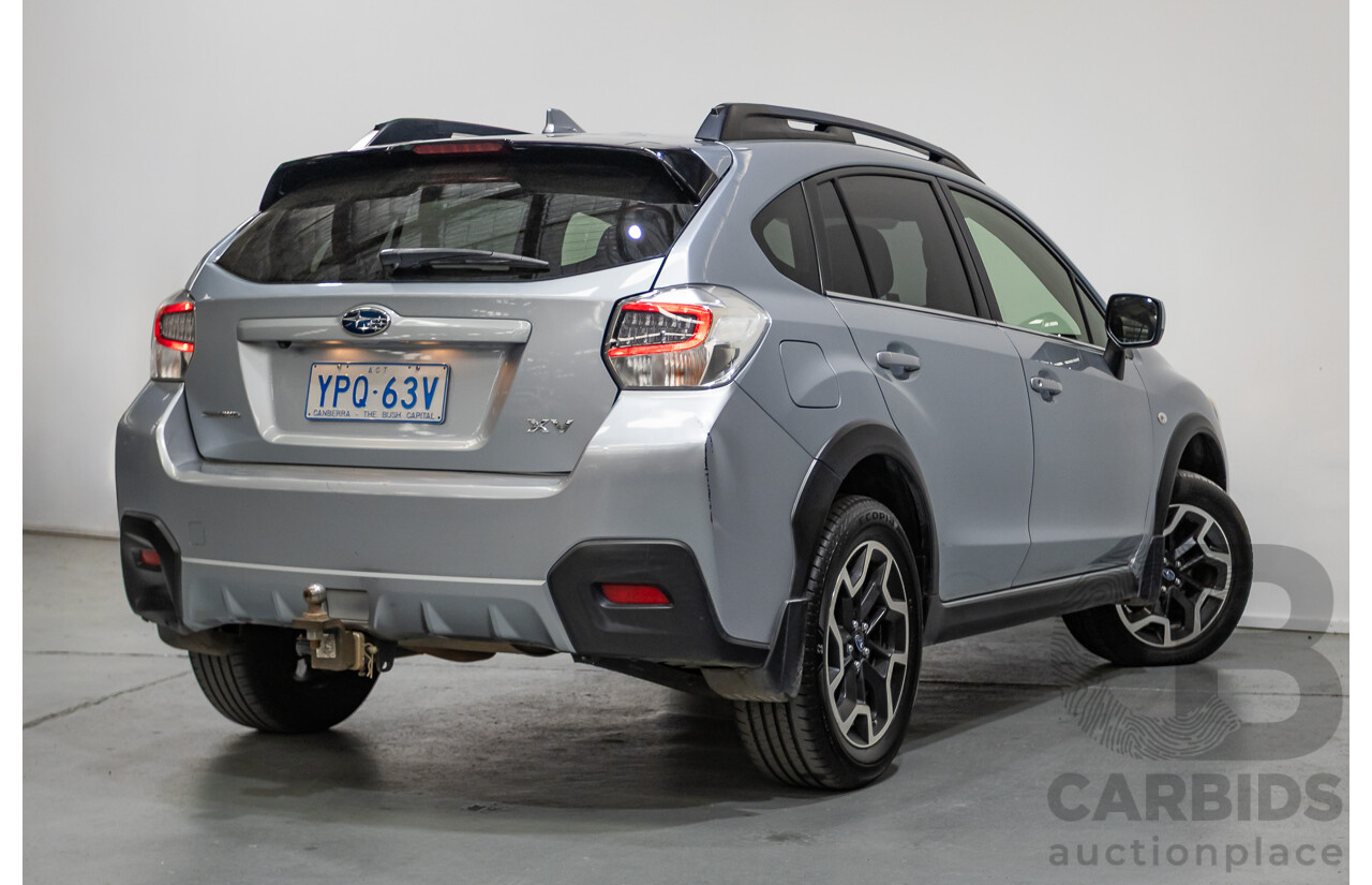 9/2016 Subaru XV 2.0i-L (AWD) MY16 4d Wagon Ice Silver 2.0L