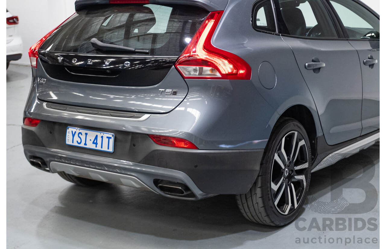11/2016 Volvo V40 T5 Luxury Cross Country MY17 4D Wagon Osmium Grey Metallic 2.0L