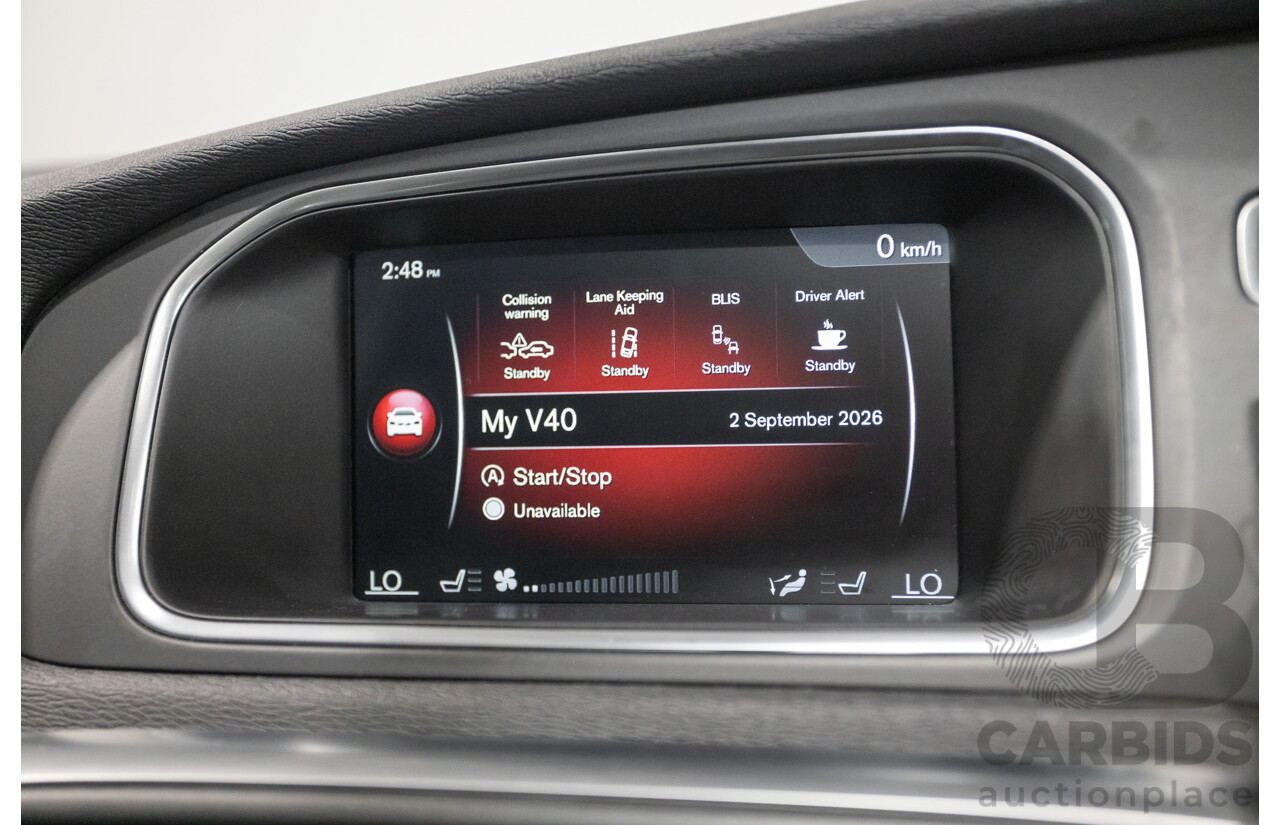 11/2016 Volvo V40 T5 Luxury Cross Country MY17 4D Wagon Osmium Grey Metallic 2.0L