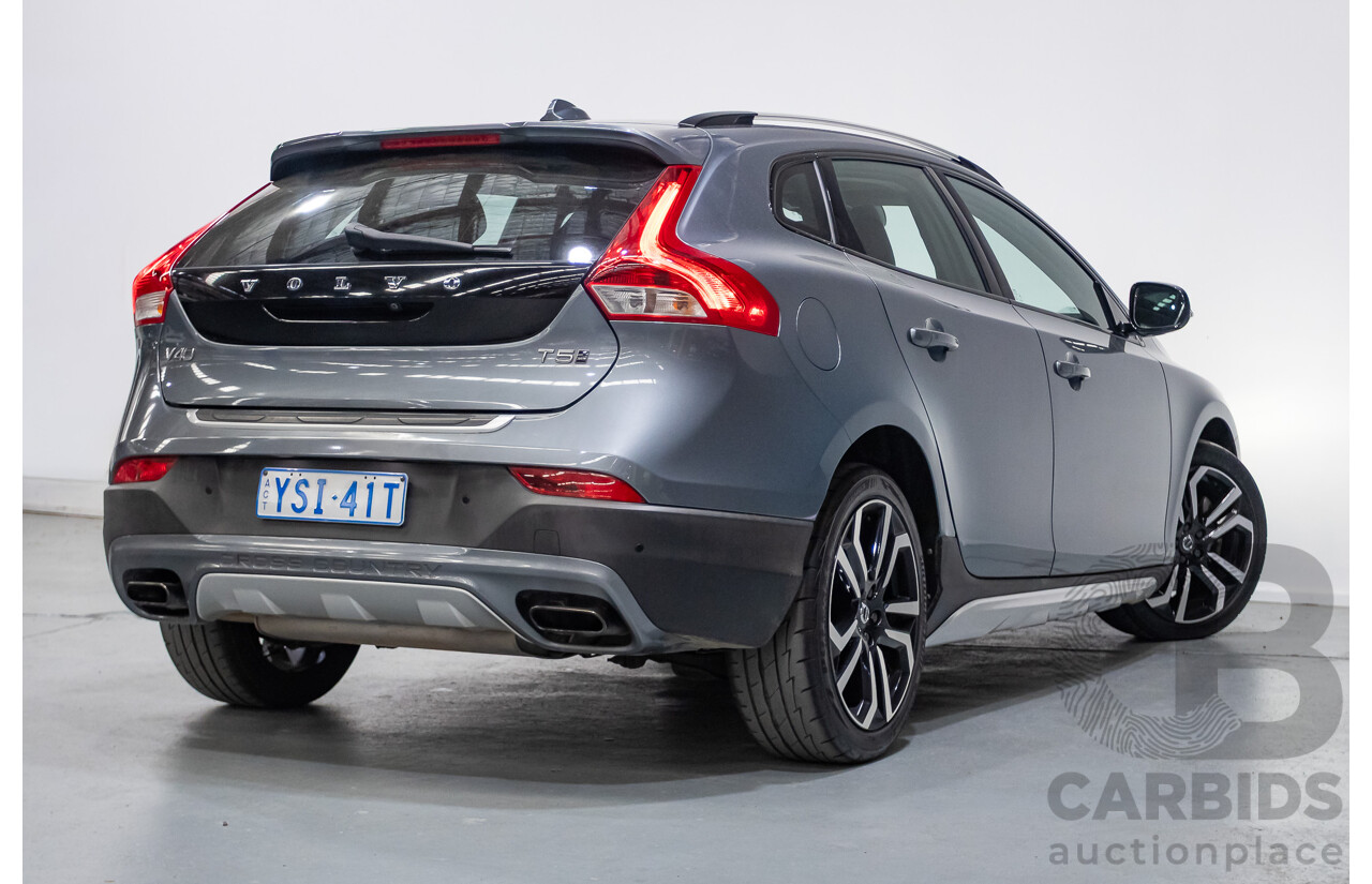 11/2016 Volvo V40 T5 Luxury Cross Country MY17 4D Wagon Osmium Grey Metallic 2.0L
