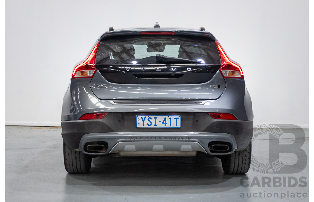 11/2016 Volvo V40 T5 Luxury Cross Country MY17 4D Wagon Osmium Grey Metallic 2.0L
