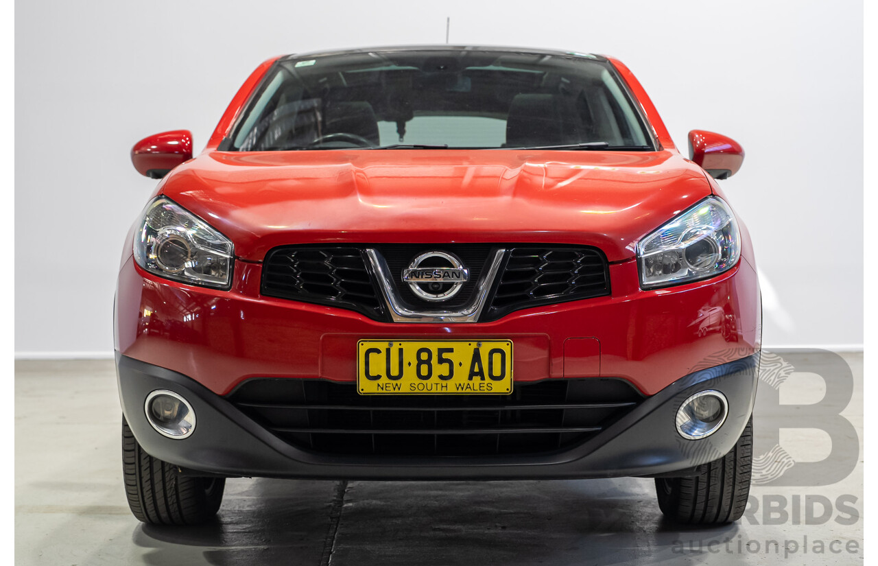03/2013 Nissan Dualis Ti-L J10 SERIES 3 4d Wagon Red 2.0L