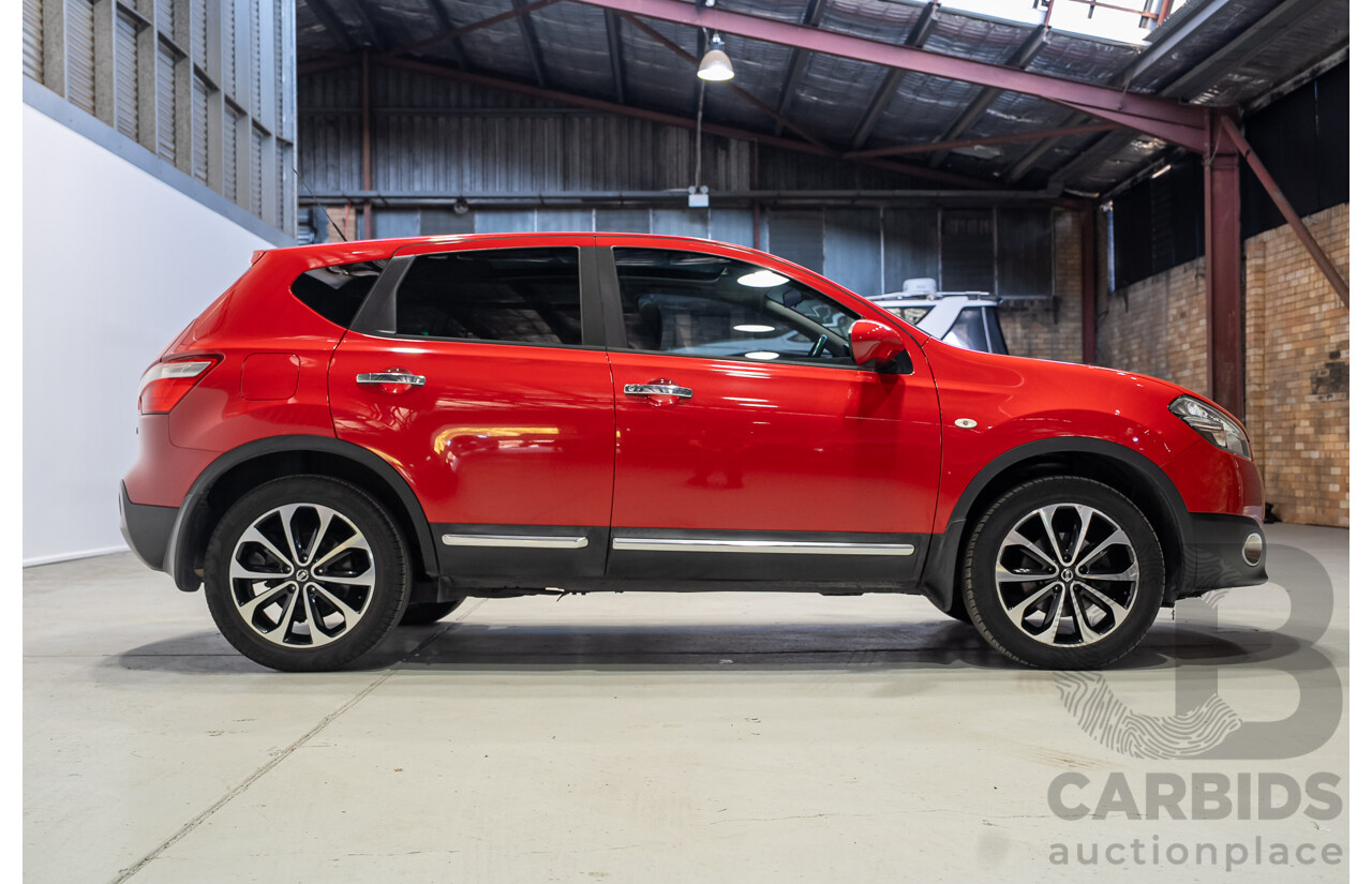 03/2013 Nissan Dualis Ti-L J10 SERIES 3 4d Wagon Red 2.0L