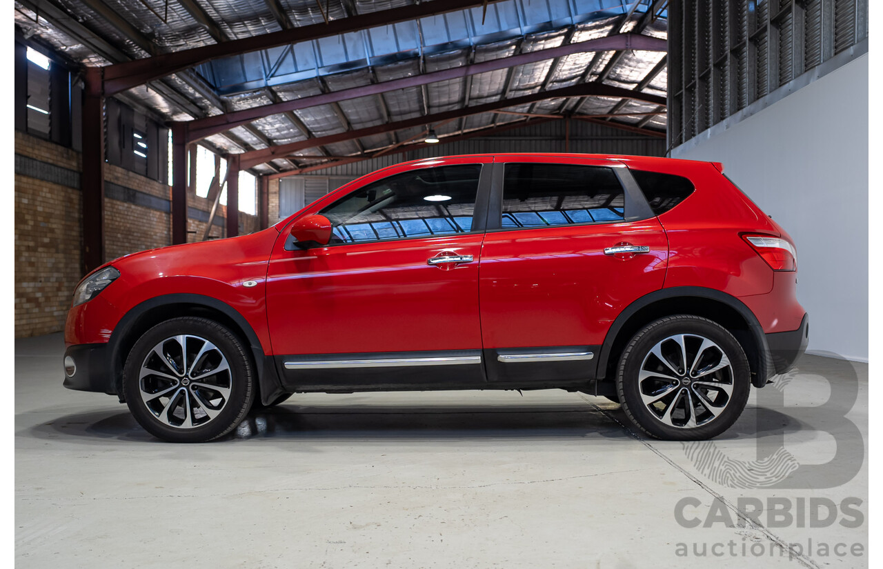 03/2013 Nissan Dualis Ti-L J10 SERIES 3 4d Wagon Red 2.0L