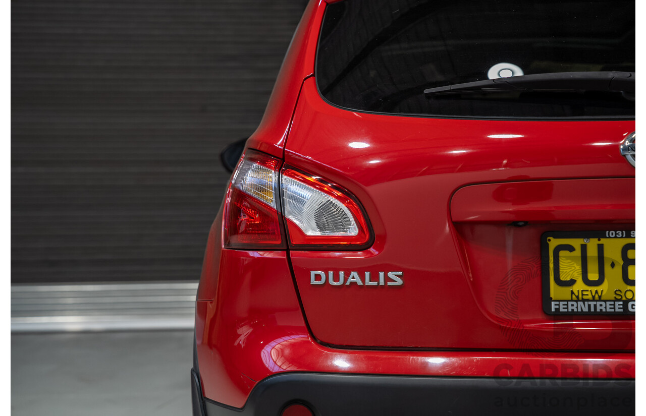 03/2013 Nissan Dualis Ti-L J10 SERIES 3 4d Wagon Red 2.0L