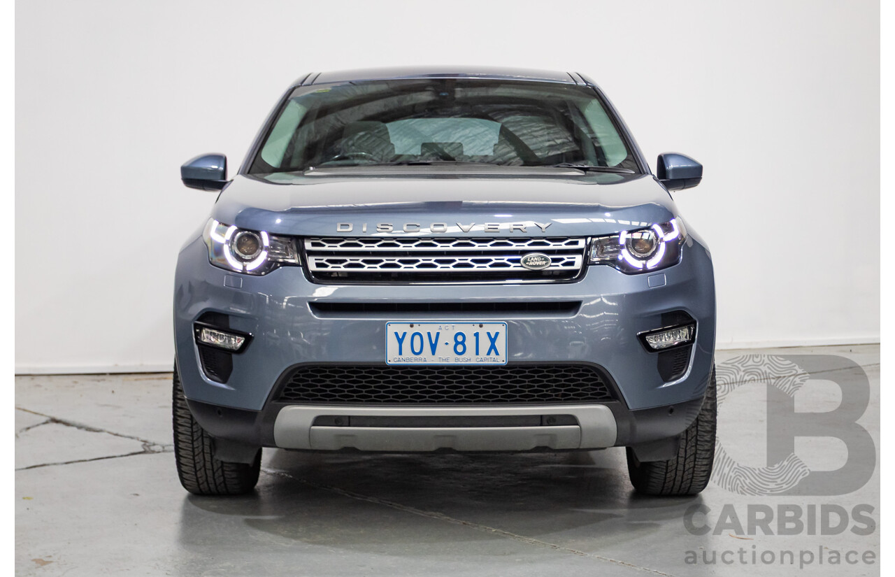 4/2018 Land Rover Discovery Sport TD4 HSE 132kW (AWD) L550 MY18 4d Wagon Byron Blue Metallic Turbo Diesel 2.0L