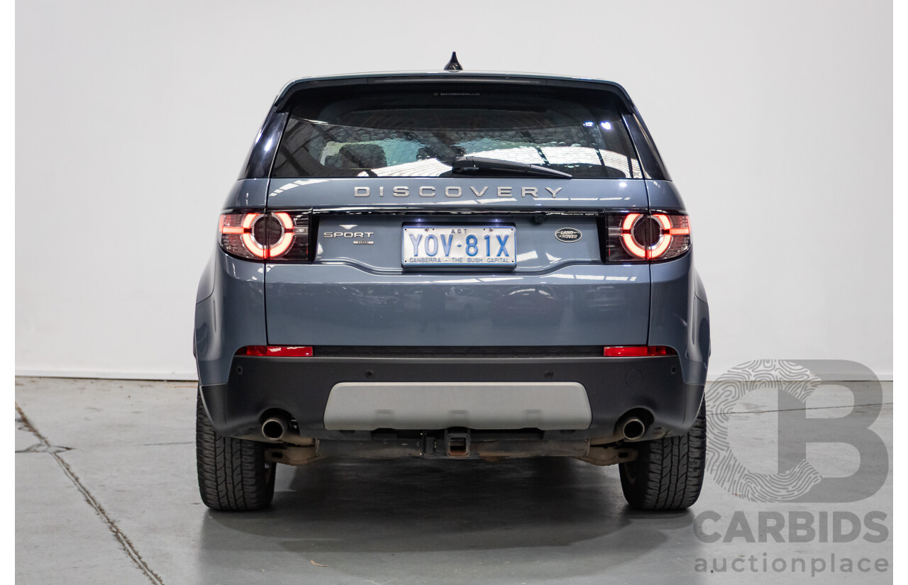 4/2018 Land Rover Discovery Sport TD4 HSE 132kW (AWD) L550 MY18 4d Wagon Byron Blue Metallic Turbo Diesel 2.0L