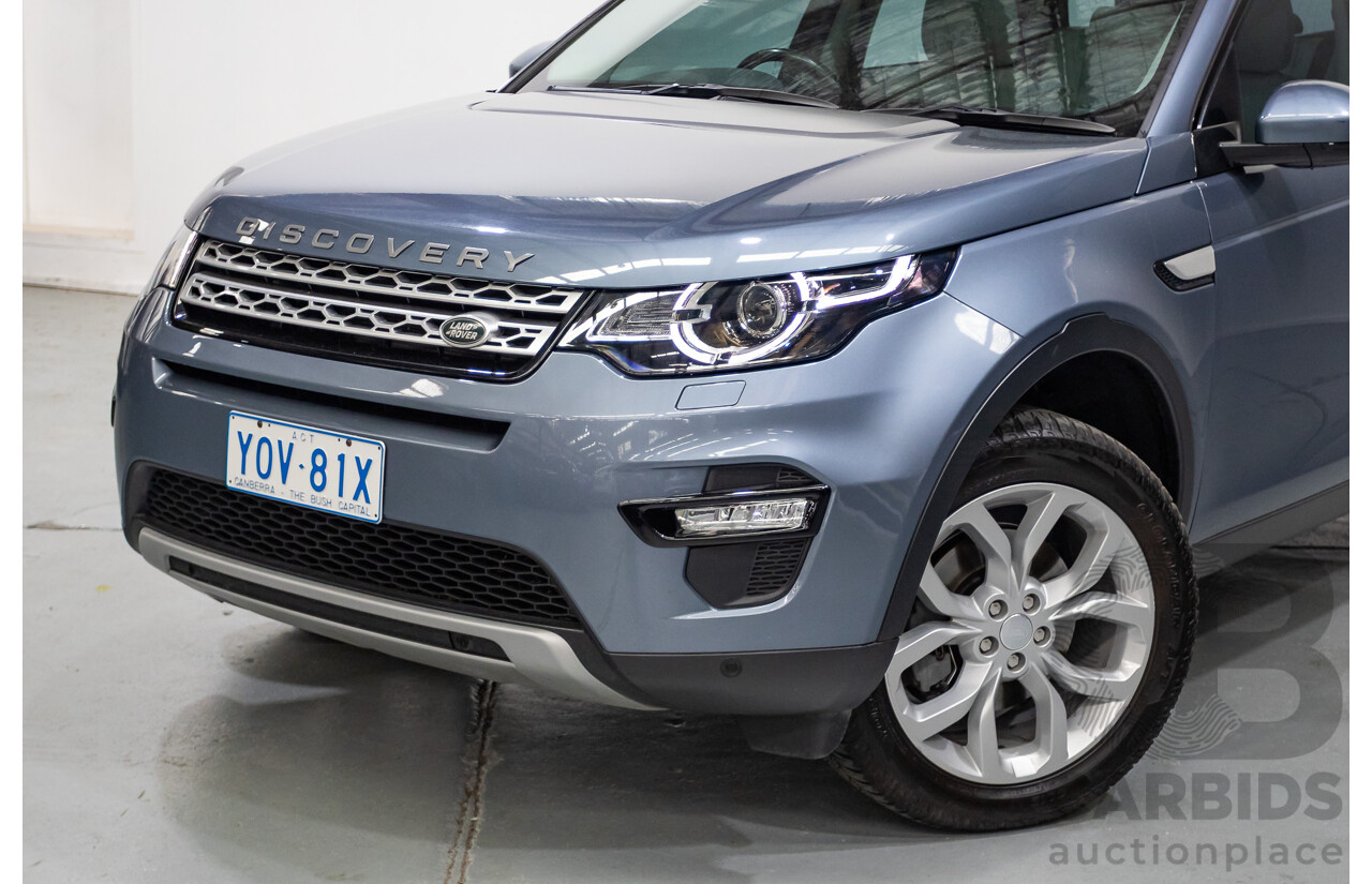 4/2018 Land Rover Discovery Sport TD4 HSE 132kW (AWD) L550 MY18 4d Wagon Byron Blue Metallic Turbo Diesel 2.0L