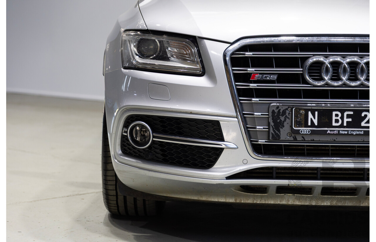 06/2014 Audi Sq5 3.0 TDI Quattro (AWD) 8R 5d Wagon Silver 3.0L
