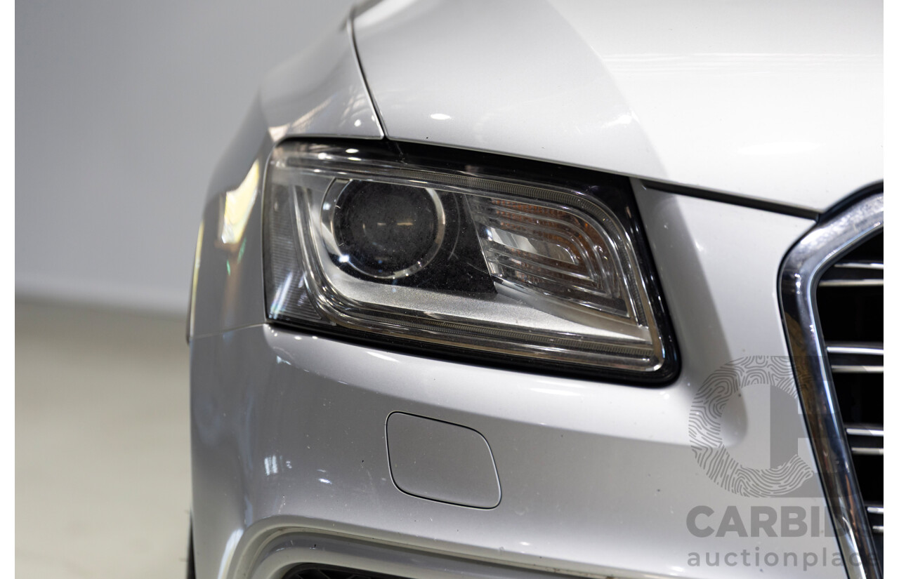06/2014 Audi Sq5 3.0 TDI Quattro (AWD) 8R 5d Wagon Silver 3.0L