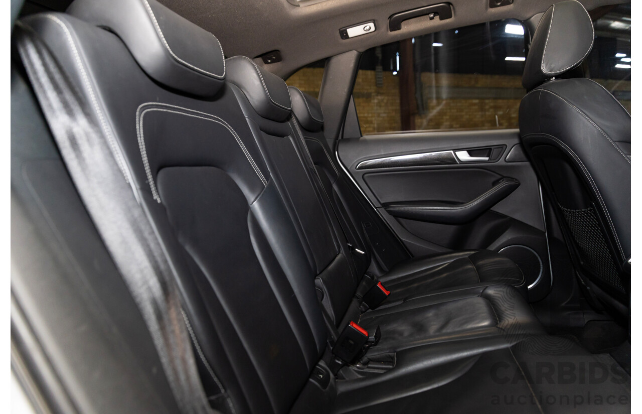 06/2014 Audi Sq5 3.0 TDI Quattro (AWD) 8R 5d Wagon Silver 3.0L