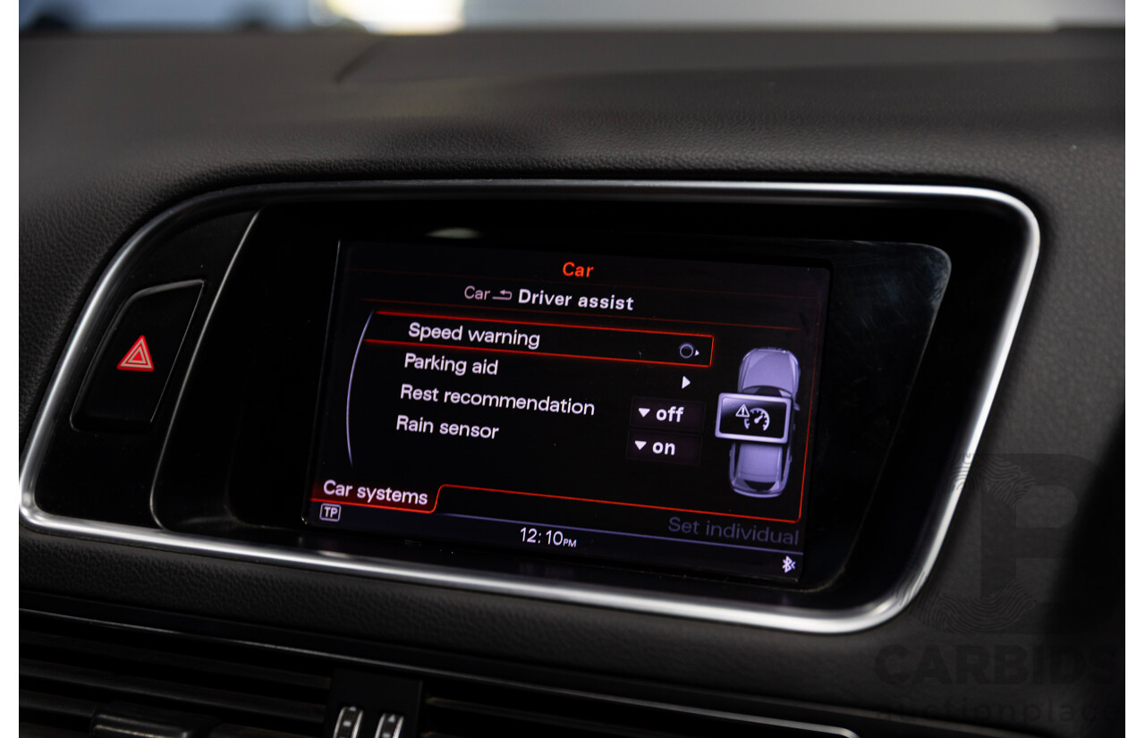 06/2014 Audi Sq5 3.0 TDI Quattro (AWD) 8R 5d Wagon Silver 3.0L