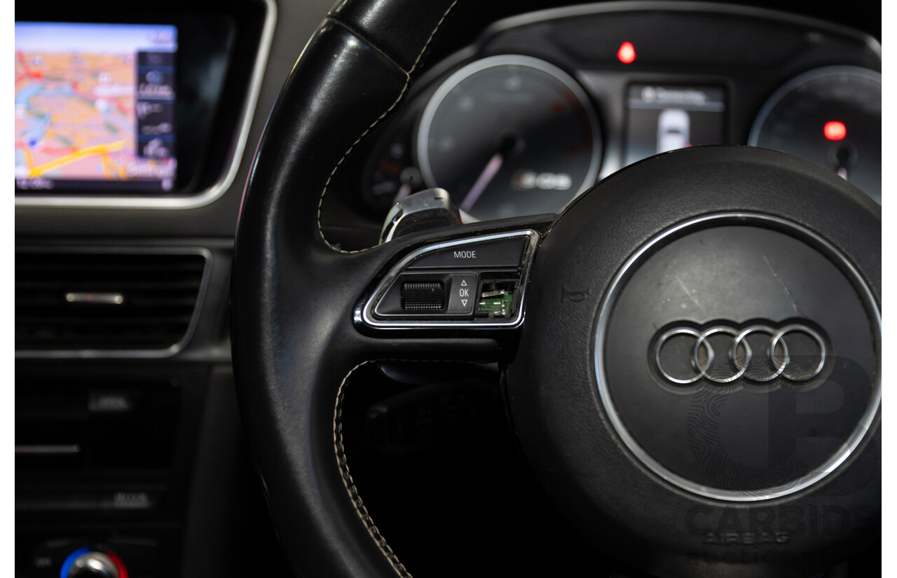 06/2014 Audi Sq5 3.0 TDI Quattro (AWD) 8R 5d Wagon Silver 3.0L
