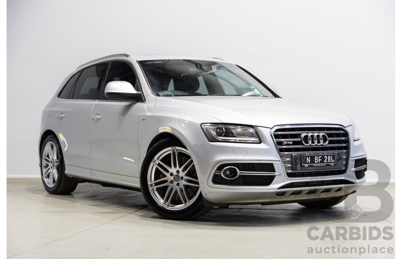 06/2014 Audi Sq5 3.0 TDI Quattro (AWD) 8R 5d Wagon Silver 3.0L