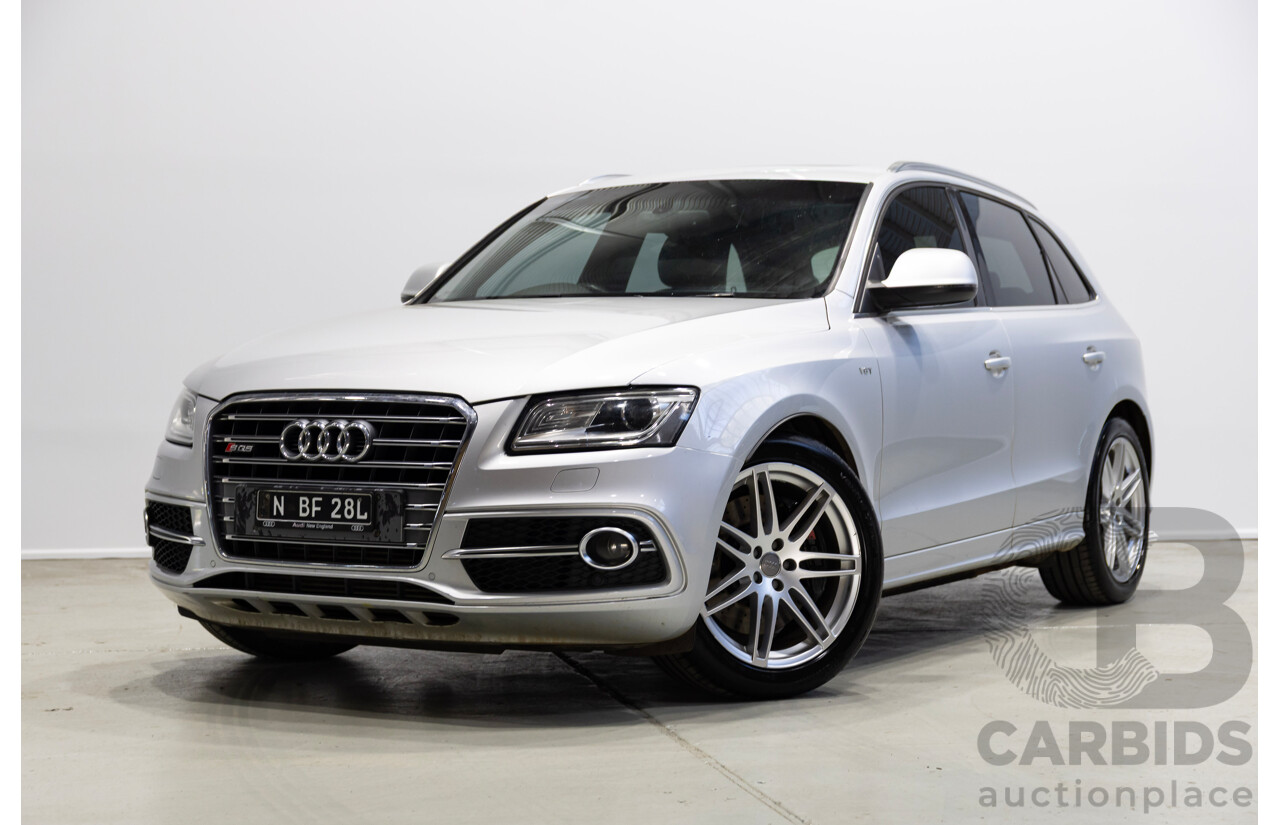 06/2014 Audi Sq5 3.0 TDI Quattro (AWD) 8R 5d Wagon Silver 3.0L