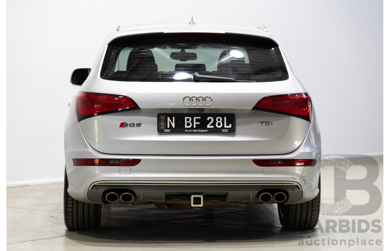 06/2014 Audi Sq5 3.0 TDI Quattro (AWD) 8R 5d Wagon Silver 3.0L
