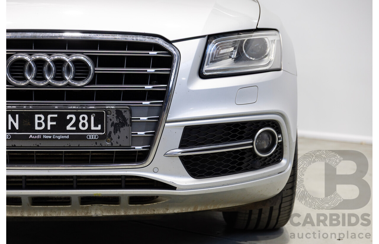 06/2014 Audi Sq5 3.0 TDI Quattro (AWD) 8R 5d Wagon Silver 3.0L