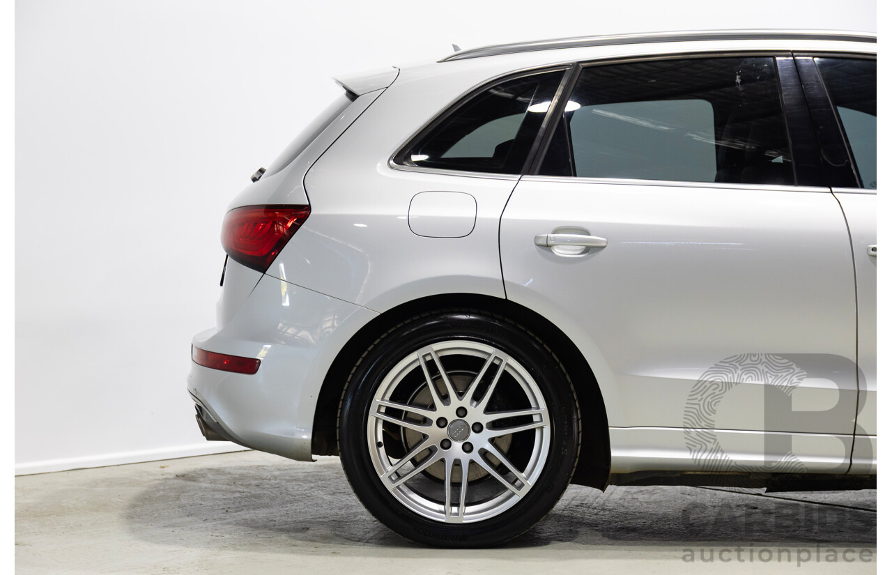 06/2014 Audi Sq5 3.0 TDI Quattro (AWD) 8R 5d Wagon Silver 3.0L