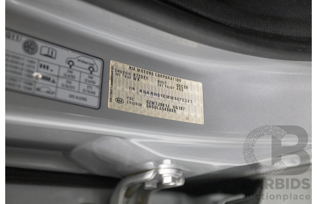 1/2021 Kia Sorento Sport+ MQ4 MY21 4d Wagon Silky Silver V6 3.5L - 7 Seater
