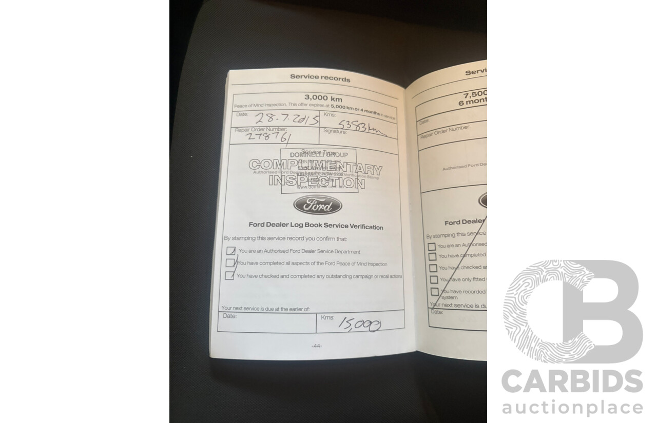 10/2014 Ford Fiesta Trend WZ 5d Hatchback Silver 1.5L