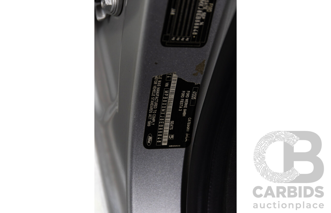 10/2014 Ford Fiesta Trend WZ 5d Hatchback Silver 1.5L