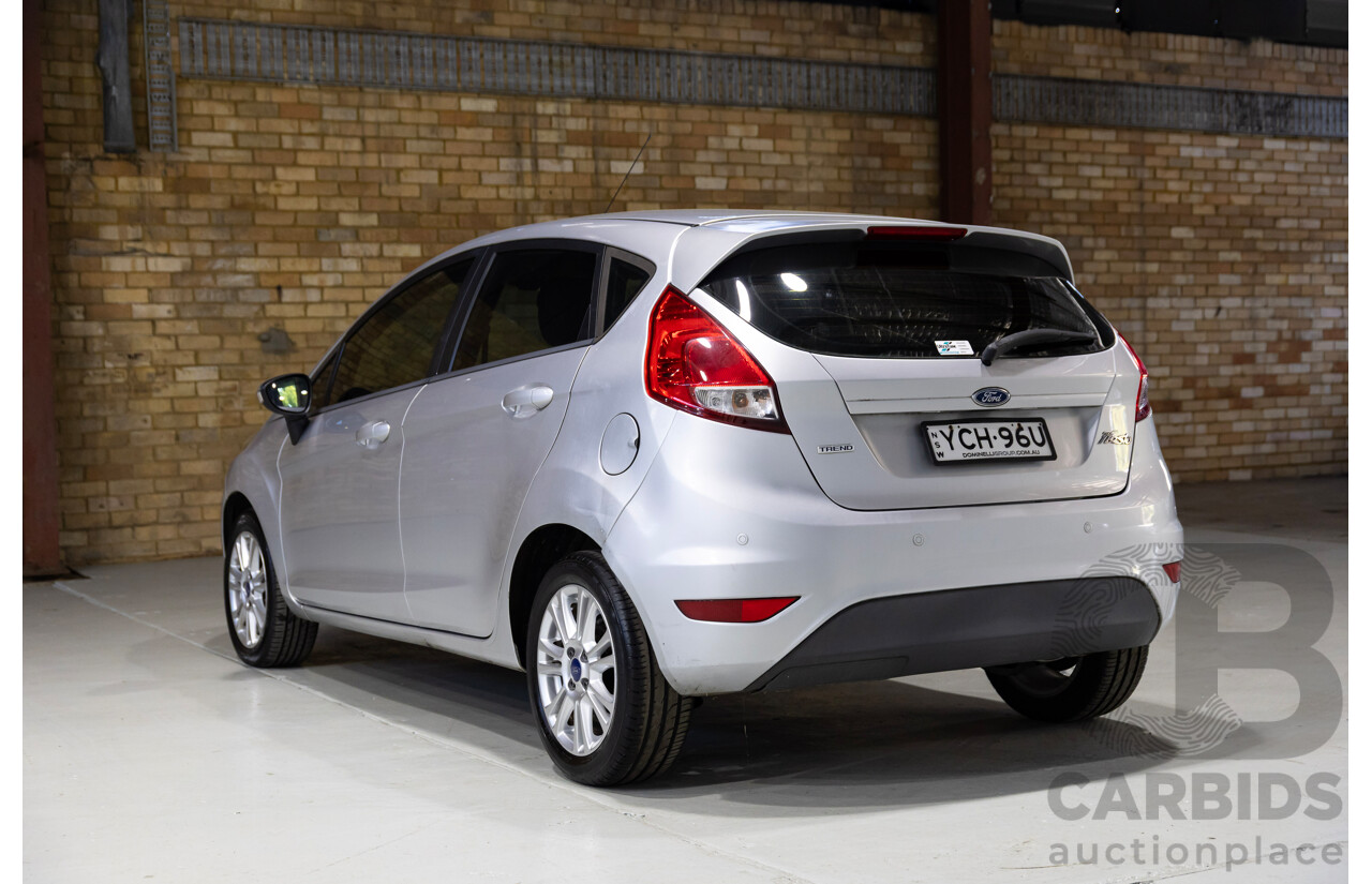 10/2014 Ford Fiesta Trend WZ 5d Hatchback Silver 1.5L