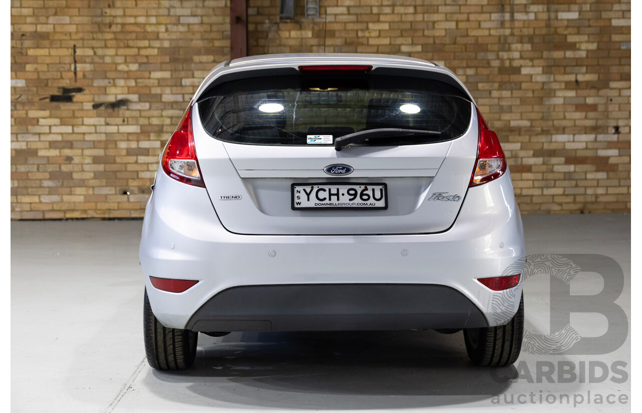 10/2014 Ford Fiesta Trend WZ 5d Hatchback Silver 1.5L