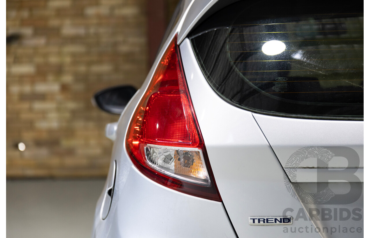 10/2014 Ford Fiesta Trend WZ 5d Hatchback Silver 1.5L