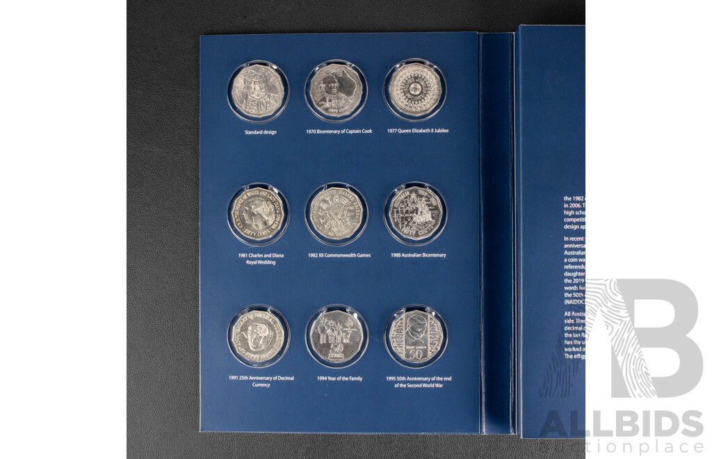 Australian RAM Fifty Cent Coin Collection Folder