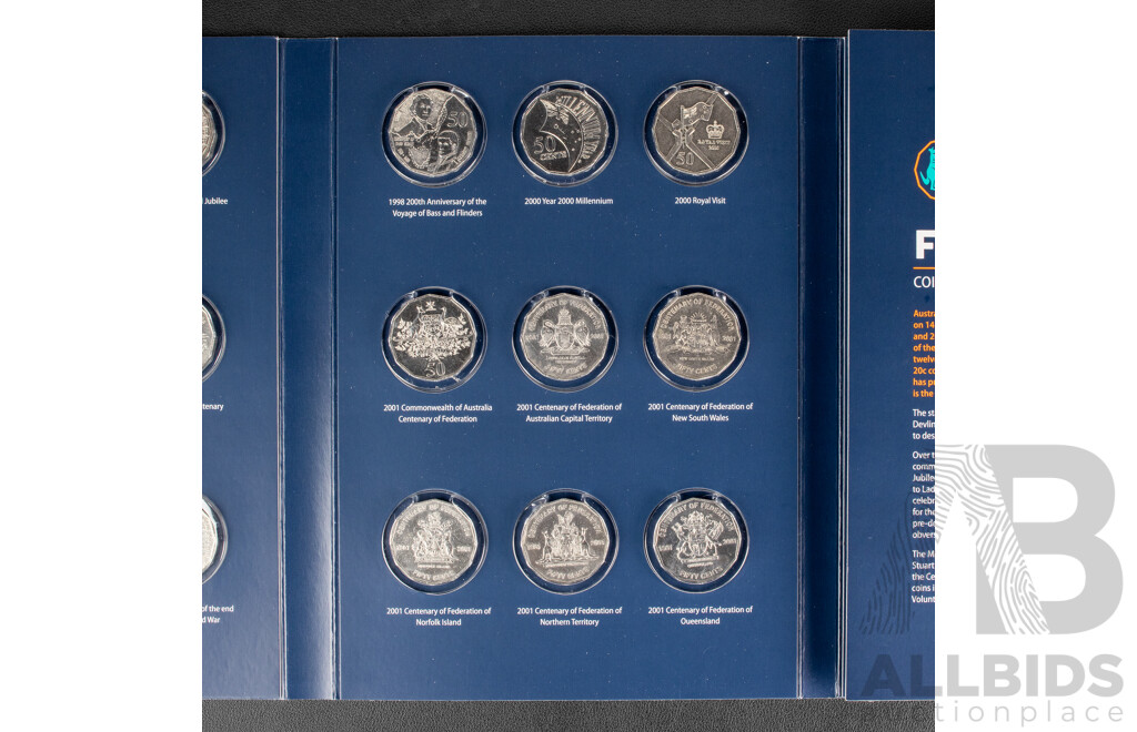 Australian RAM Fifty Cent Coin Collection Folder