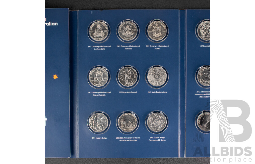 Australian RAM Fifty Cent Coin Collection Folder