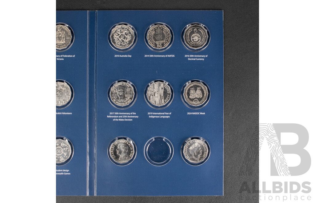 Australian RAM Fifty Cent Coin Collection Folder