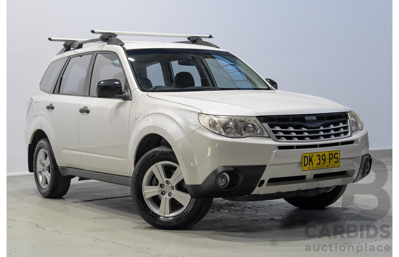 07/2012 Subaru Forester X (AWD) MY12 4d Wagon White 2.5L