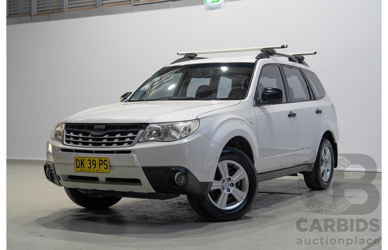 07/2012 Subaru Forester X (AWD) MY12 4d Wagon White 2.5L