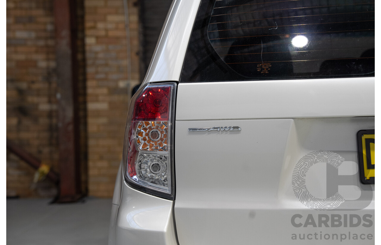 07/2012 Subaru Forester X (AWD) MY12 4d Wagon White 2.5L