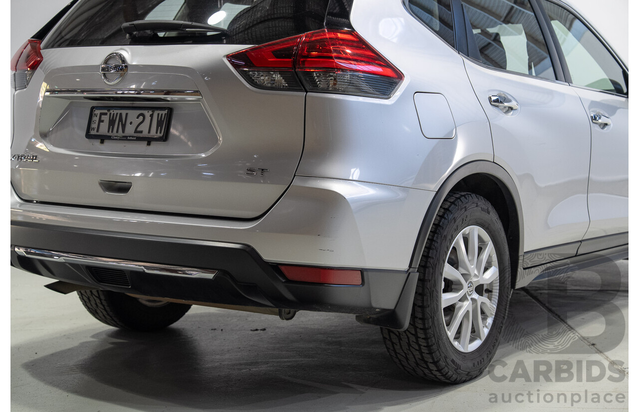 02/2018 Nissan X-Trail ST T32 Series 2 4d Wagon Silver 2.5L