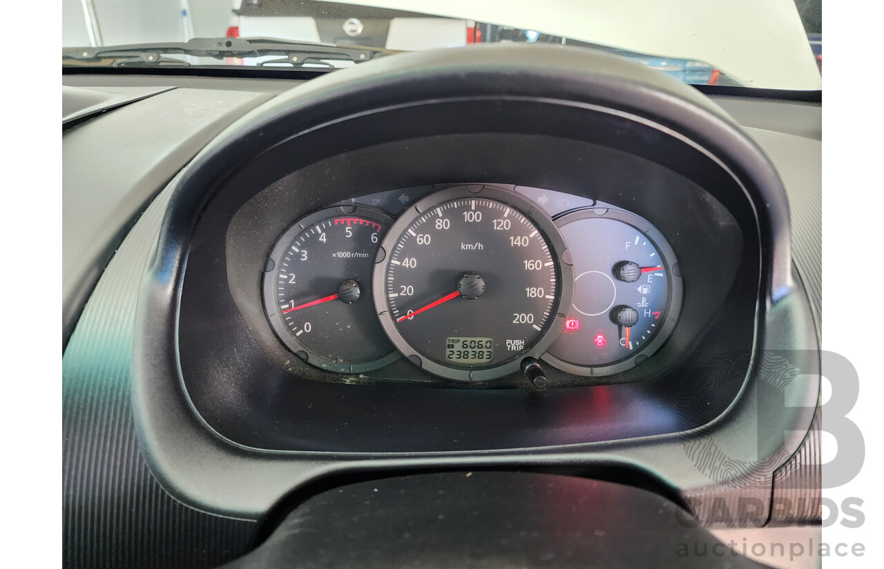 09/2009 Mitsubishi Triton GLX (4x4) MN MY10 Double Cab Utility White 2.5L