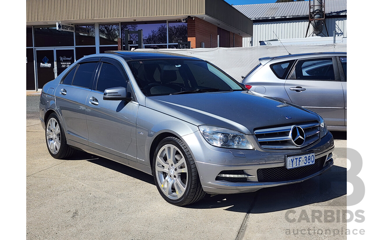 12/2010 Mercedes-Benz C250 CGI Avantgarde W204 MY10 4d Sedan Silver 1.8L