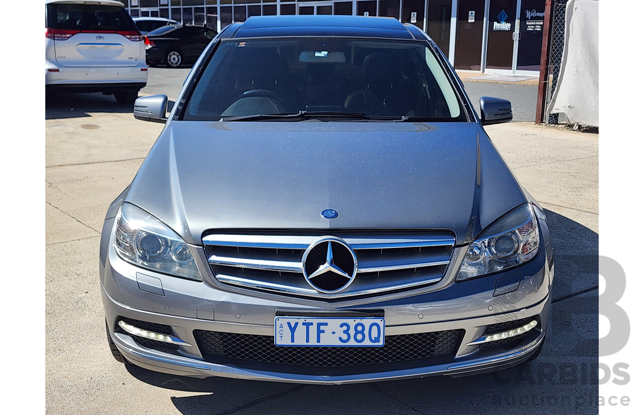 12/2010 Mercedes-Benz C250 CGI Avantgarde W204 MY10 4d Sedan Silver 1.8L