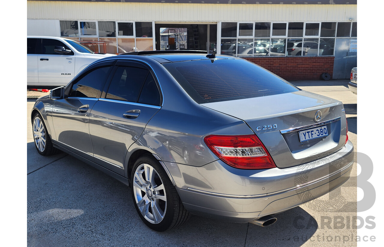 12/2010 Mercedes-Benz C250 CGI Avantgarde W204 MY10 4d Sedan Silver 1.8L