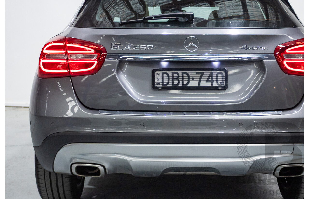 10/2015 Mercedes-Benz GLA 250 4Matic (AWD) X156 MY16 4d Wagon Mountain Grey Metallic Turbo 2.0L