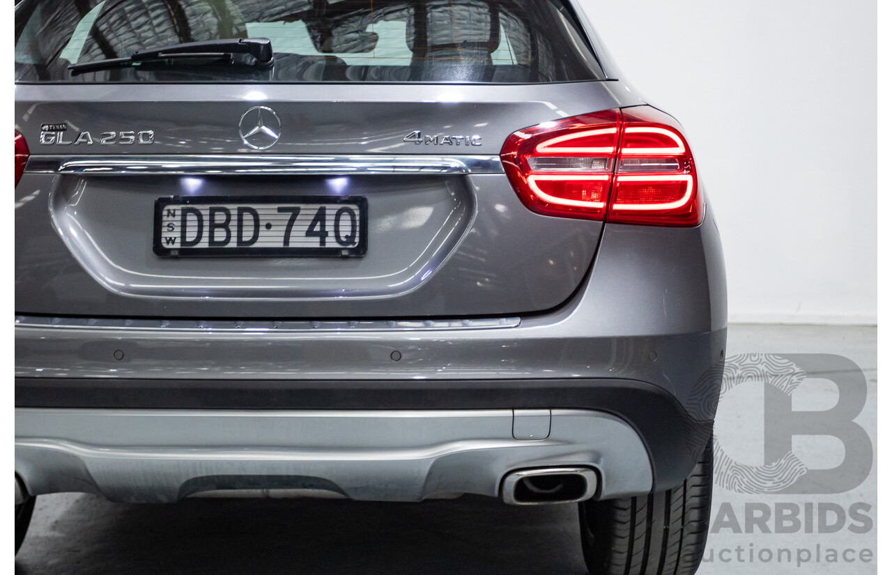 10/2015 Mercedes-Benz GLA 250 4Matic (AWD) X156 MY16 4d Wagon Mountain Grey Metallic Turbo 2.0L