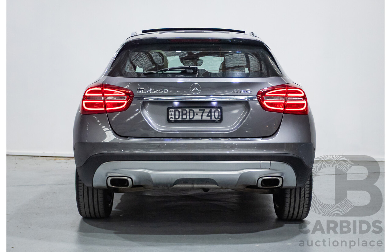 10/2015 Mercedes-Benz GLA 250 4Matic (AWD) X156 MY16 4d Wagon Mountain Grey Metallic Turbo 2.0L