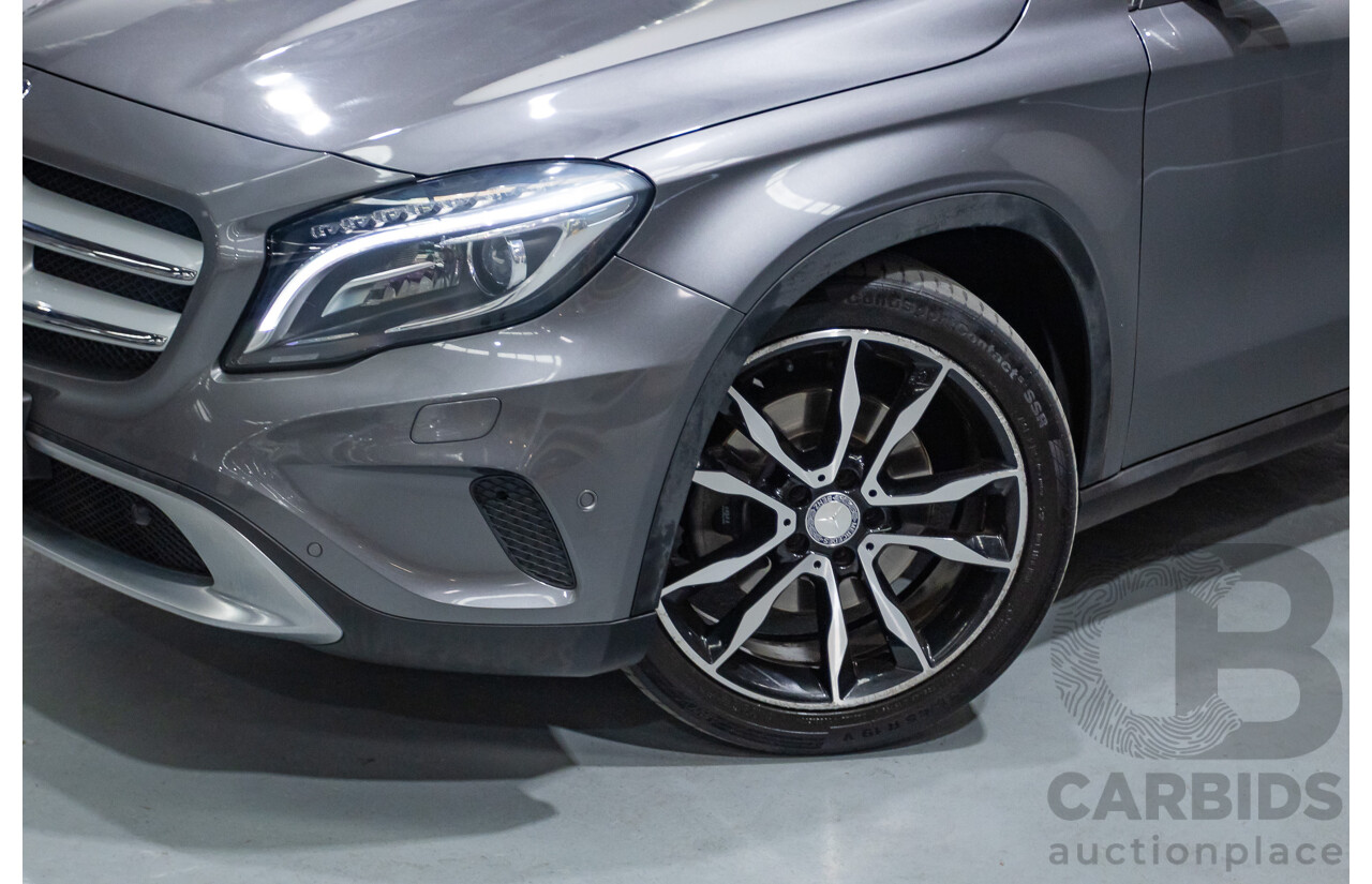 10/2015 Mercedes-Benz GLA 250 4Matic (AWD) X156 MY16 4d Wagon Mountain Grey Metallic Turbo 2.0L