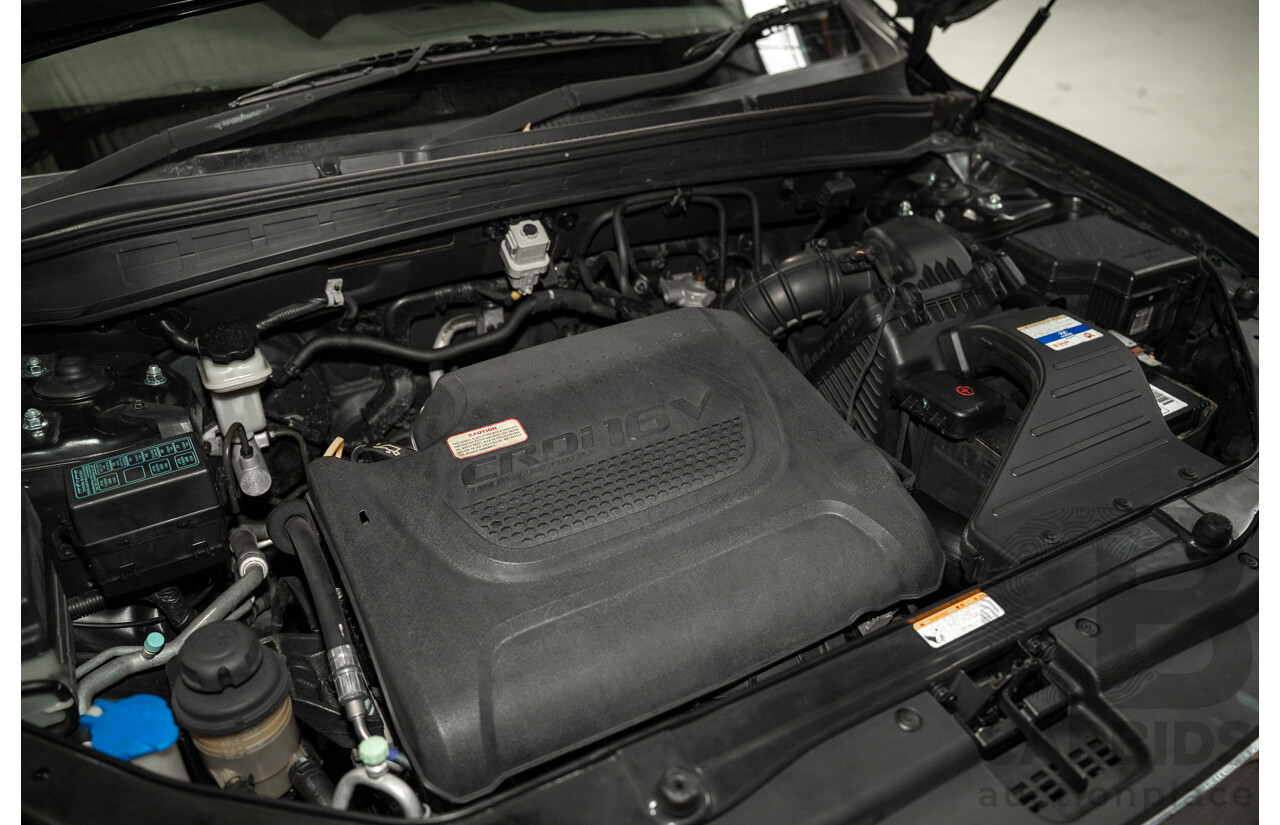 07/2012 Hyundai Santa Fe SLX CRDi (4x4) CM MY12 4d Wagon Black 2.2L 7 Seater