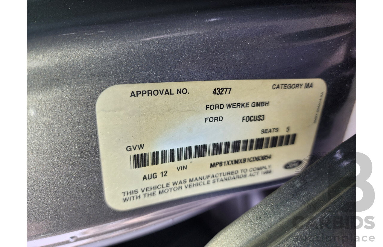 08/2012 Ford Focus Titanium LW 5d Hatchback Grey Turbo Diesel 2.0L