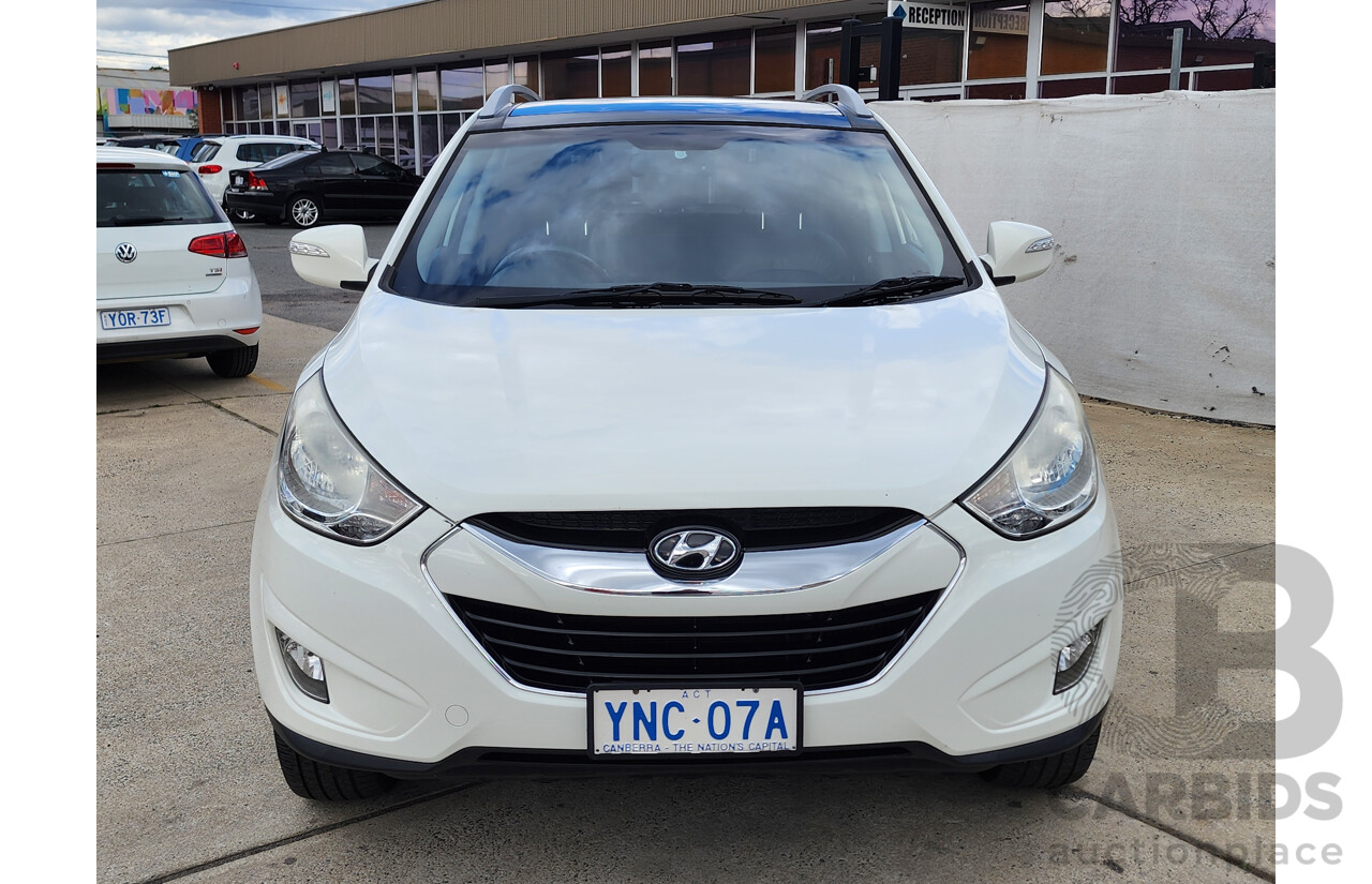 01/2012 Hyundai IX35 Highlander (AWD) LM MY11 4d Wagon White 2.0L
