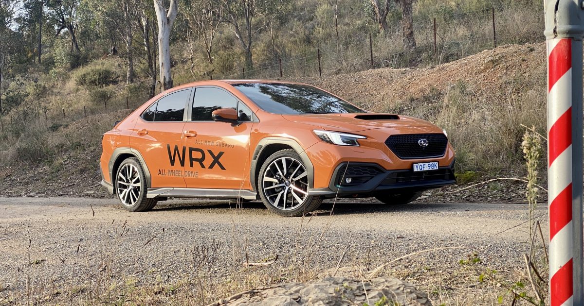 Today's Subaru WRX. Photo: Region Canberra.