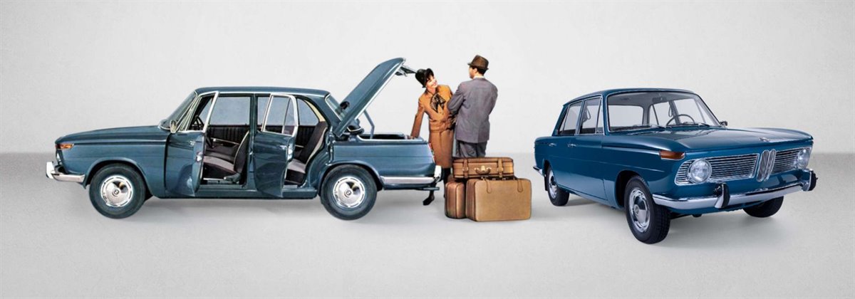 The first "New Class" BMW was the 1961 1500 sedan. Photo: BMW Group.